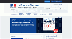 Desktop Screenshot of ambafrance-vn.org